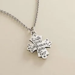 James Avery Artisan Jewelry Charms-With You Wherever You Go Cross Charm