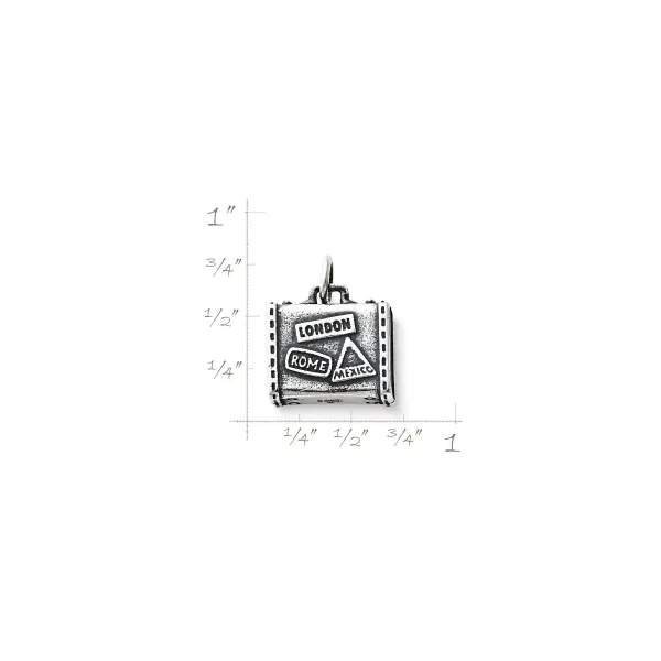 James Avery Artisan Jewelry Charms-World Traveler Charm
