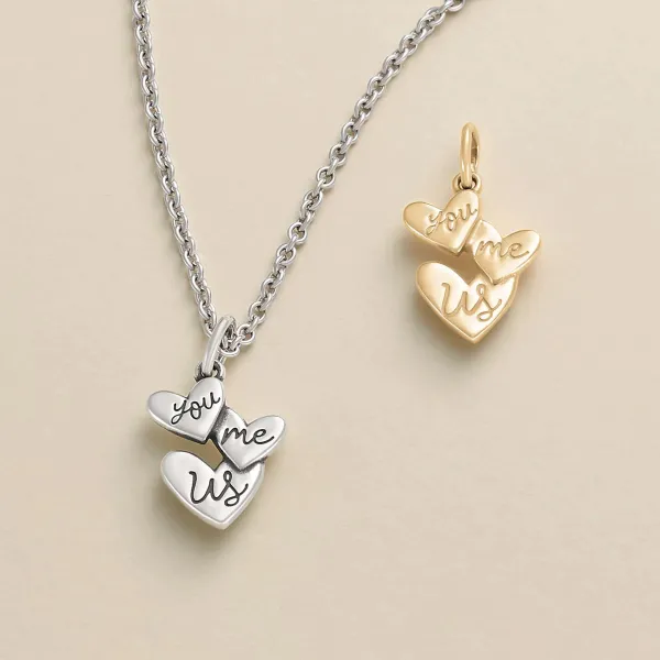 James Avery Artisan Jewelry Charms-You Me Us Charm